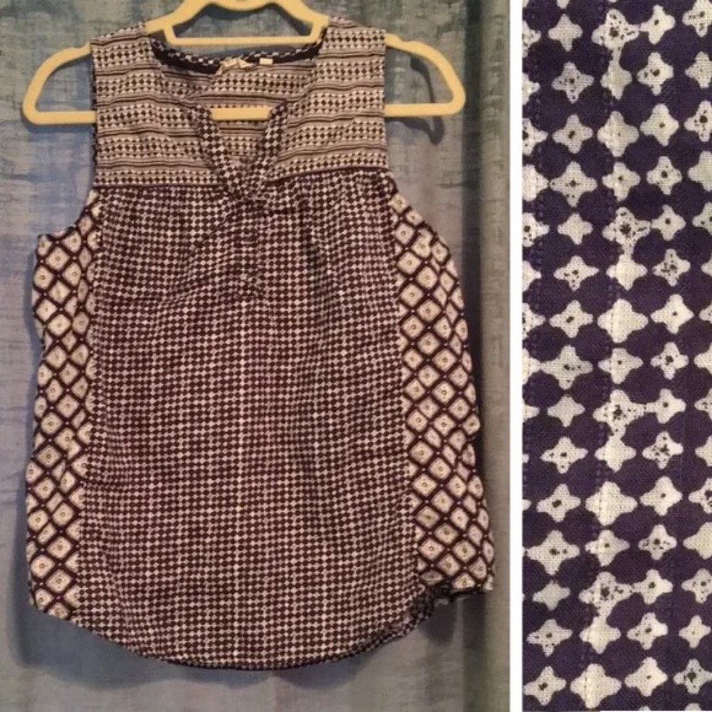 Fat Face | Diamond Print Top